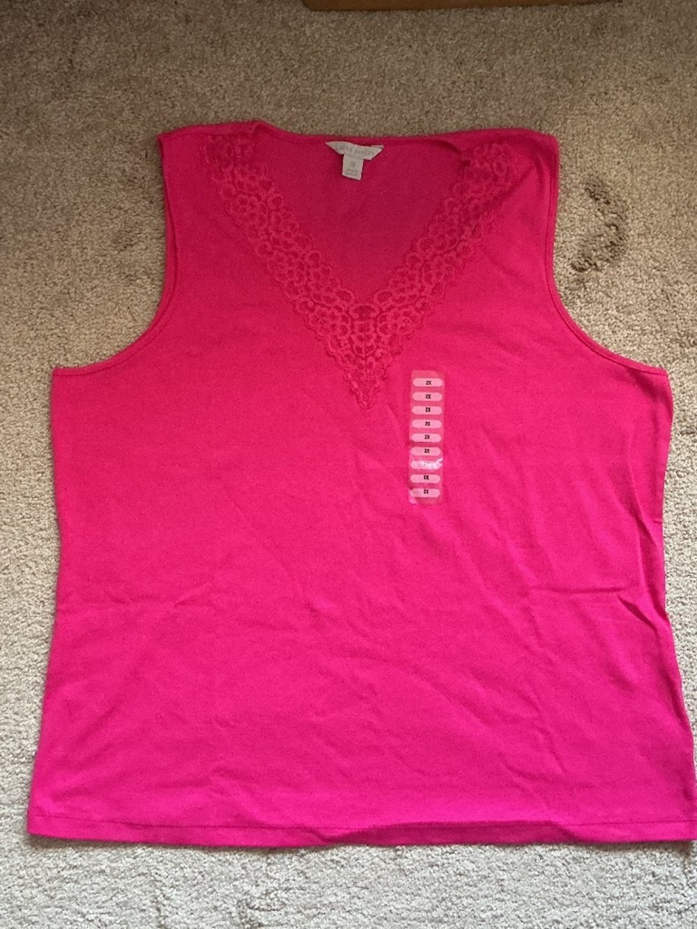 Bundle of 3 Laura Ashley NWOT Tank Top size 2X. - Picture 2 of 7